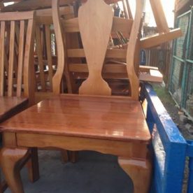 bàn ghế ăn gia đình gỗ